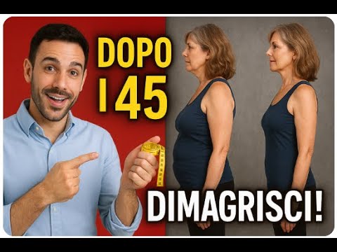 Video Dimagrire dopo i 45 anni - 5 Mosse per Riattivare il Metabolismo