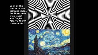 #Art #Classic Incredible - Van Gogh Starry Night Optical Illusion - Watch It Come Alive