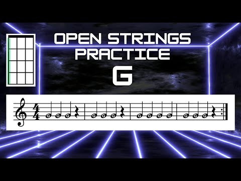 Ukulele: Open Strings Practice G
