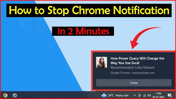 How to stop Notifications on chrome in PC. Turn off Chrome notification in PC.