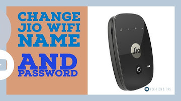 Reset JioWiFi Name and Password | JioFI Help Video