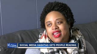 Social media hashtag gets people reading