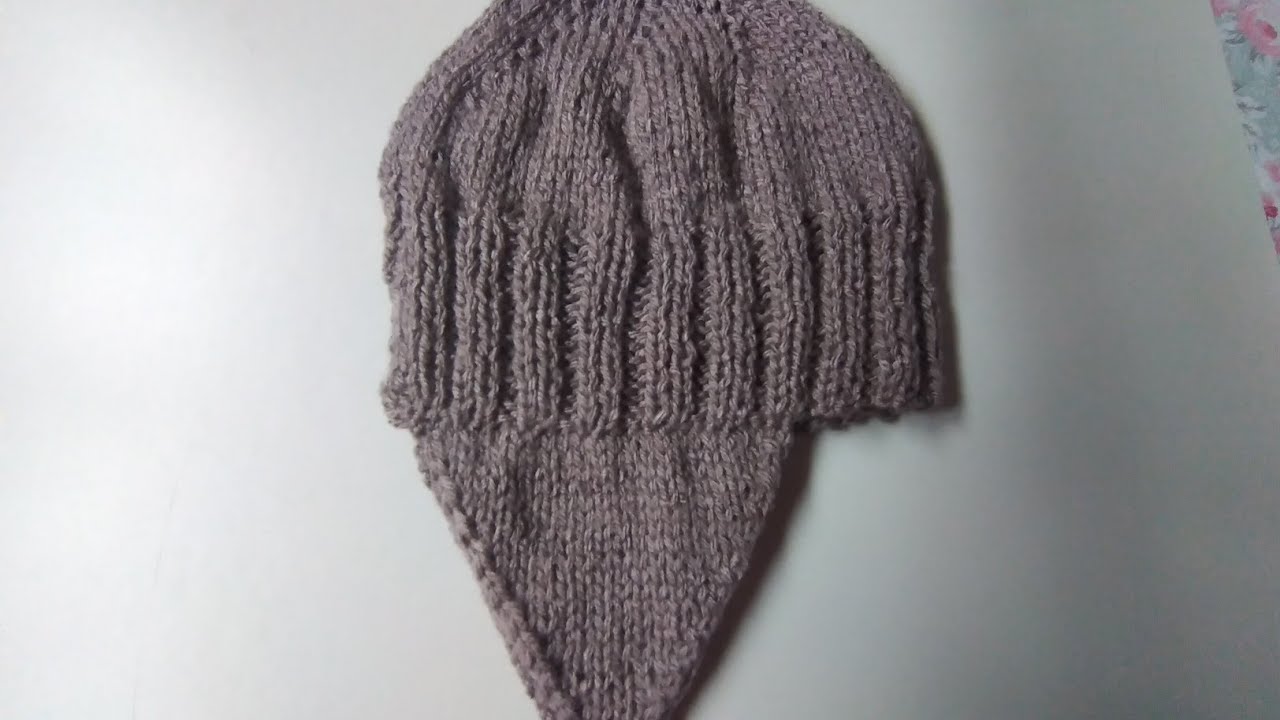 GORRO MASCULINO....COM TAPA ORELHAS...adulto...tricô