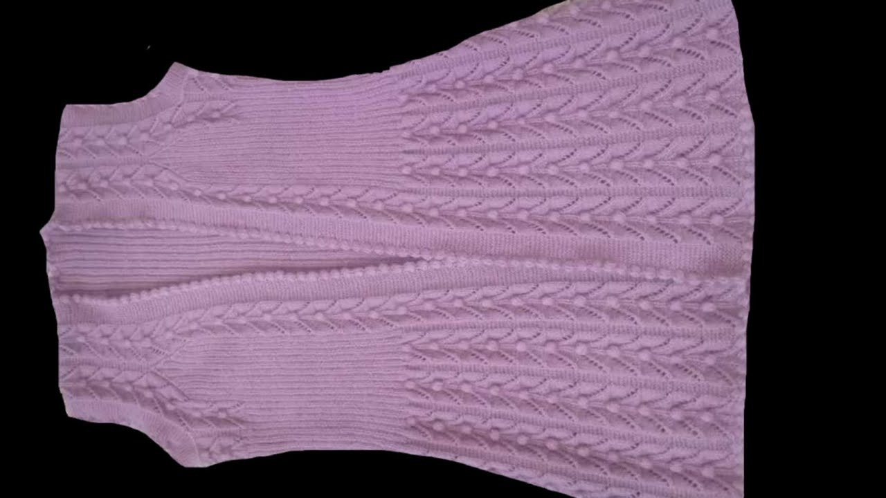 Latest cardigan knitting design