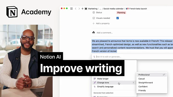How to use Notion AI to write better