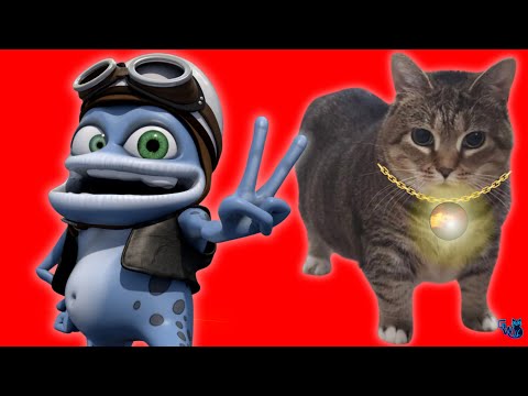 OIIAOIIA CAT, CRAZY FROG - Spinning Cat (TECHNO POP REMIX) Cat Brainrot Video - Angels and Demons