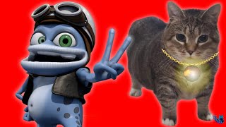 Oiiaoiia Cat, Crazy Frog - Spinning Cat Techno Pop Remix Cat Brainrot Video - Angels And Demons