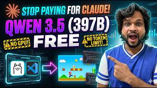 Free Claude Code Alternative? Run Qwen 3.5 397B With No Gpu