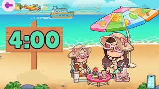 ⛱️ 4 Minute Timer | AW Beach Edition