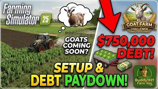 We Finally Planted the Goat Farm! | FS25 Goat Farm Challenge