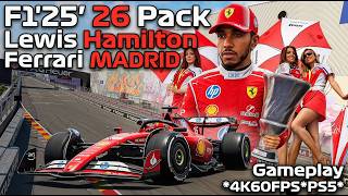 F125' 26 Pack Hamilton Ferrari MADRID! Gameplay *4K60FPS*PS5*