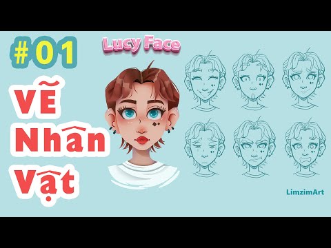 Video Vẽ Nhân Vật Đơn Giản 01 | Cách Vẽ Đầu Nhân Vật Hoạt... - youtube