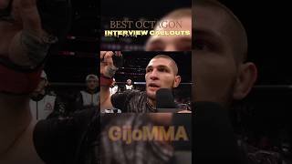 Best UFC Octagon Interview Callouts