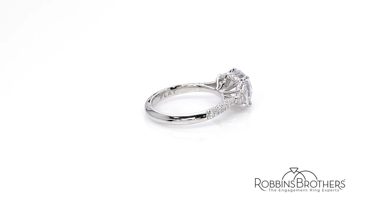 Tacori Platinum Diamond Engagement Ring Setting 1 ct. tw.