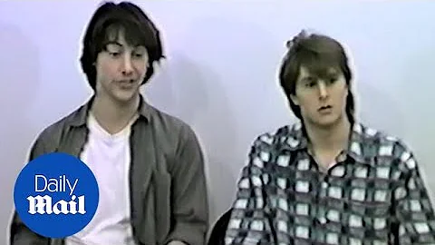 EXCLUSIVE never-before-see...  Bill and Ted auditi...