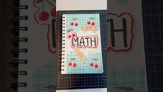 Even Math deserves a Cherry makeover #art #frontpage #diy #craft #shorts #diycrafts #bookcover