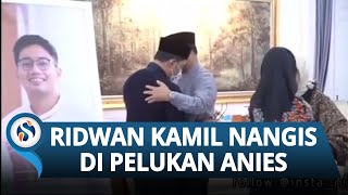 Ridwan Kamil Menangis Di Pelukan Anies Baswedan Saat Menydanaikan Duka Kepergian Eril