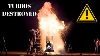 Worlds Largest Turbo Burn Barrel Goes Wrong