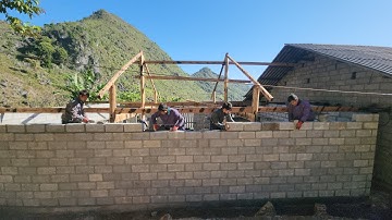 Sao Bao Ngày Làm Việc Của Các Anh Thợ Thì Nhà Anh Sính 6 Con Đã Hoàn Thiện Gần 80% .Hoang Mạc Đá 