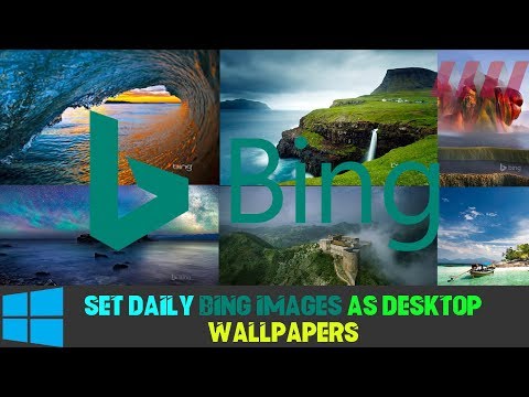 Before you download the new Bing Desktop wallpaper set