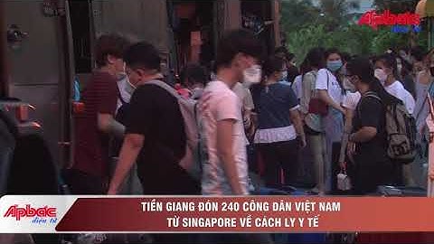 Tiền Giang đón 240 công dân Việt Nam từ Singapore về cách ly y tế | Báo Ấp Bắc Online