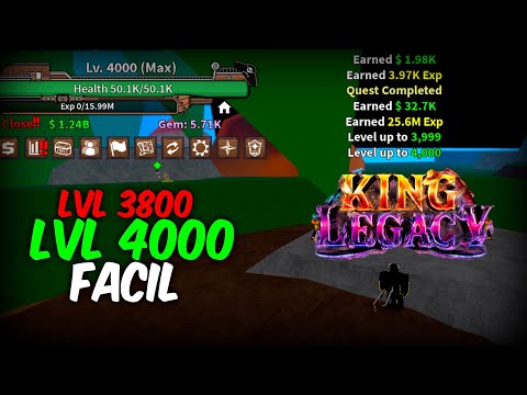 King Legacy Account 🔥 MAX LEVEL 4000, 20M+ BELI, UNVERIFIED! (read desc.)