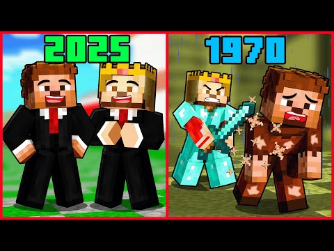 ZENGİN VE FAKİR ZAMANDA YOLCULUK YAPTI! 😱 - Minecraft
