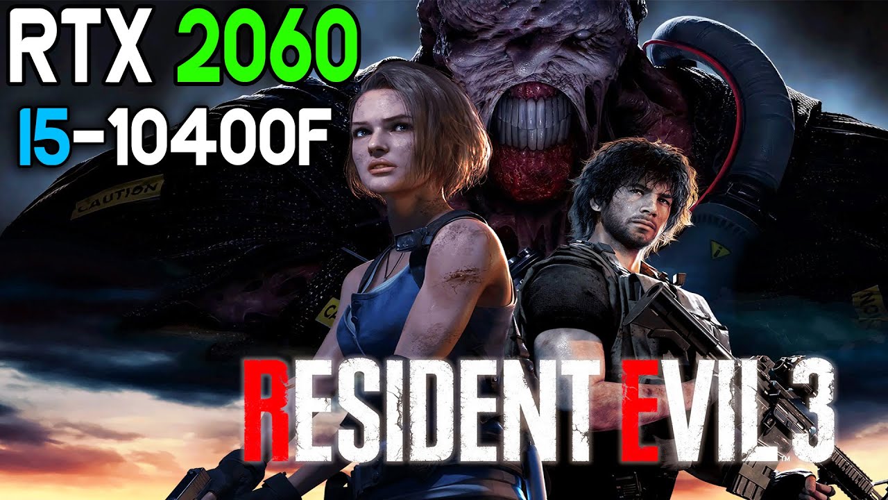 Resident Evil 3 Remake RTX 2060 + i5 10400F Benchmark  - 1080p ALL Settings