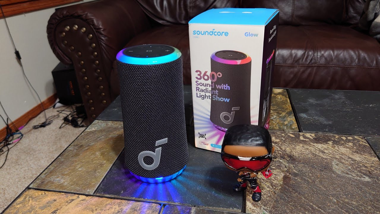 New Release! Soundcore Glow Portable Bluetooth Speaker- Unboxing, First  Look, Sound & Lights 🎇 Demo. 