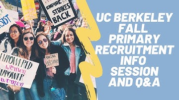 CAL DAY Panhellenic Info Session and Q&A