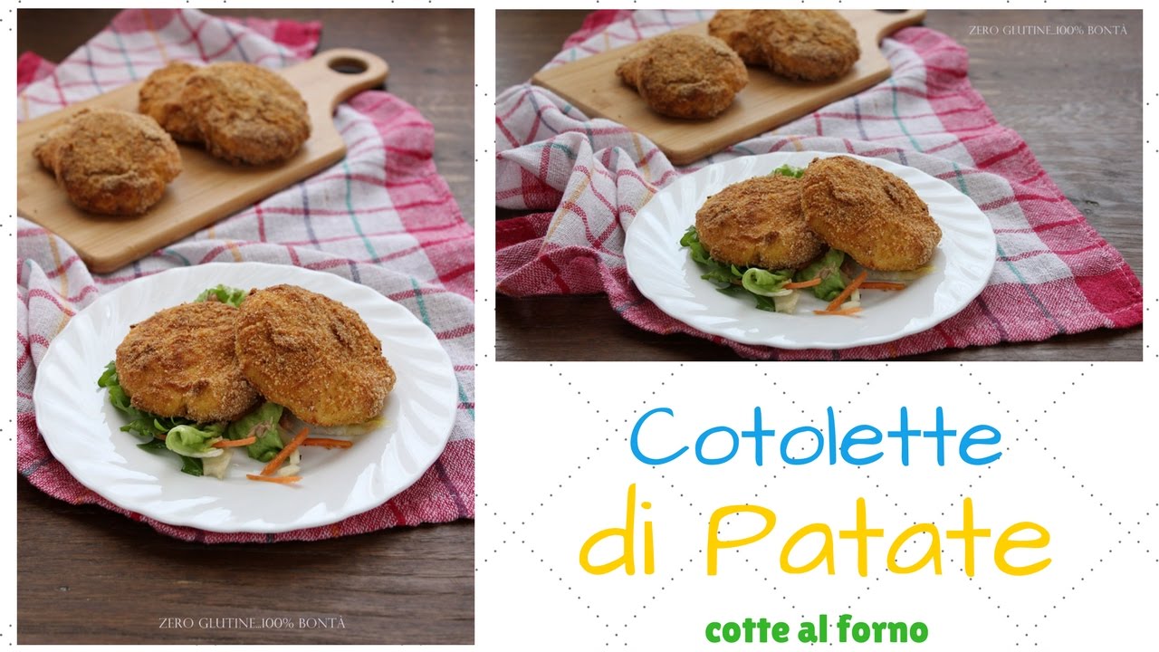 Cotolette di patate al forno , semplici e gustose - YouTube