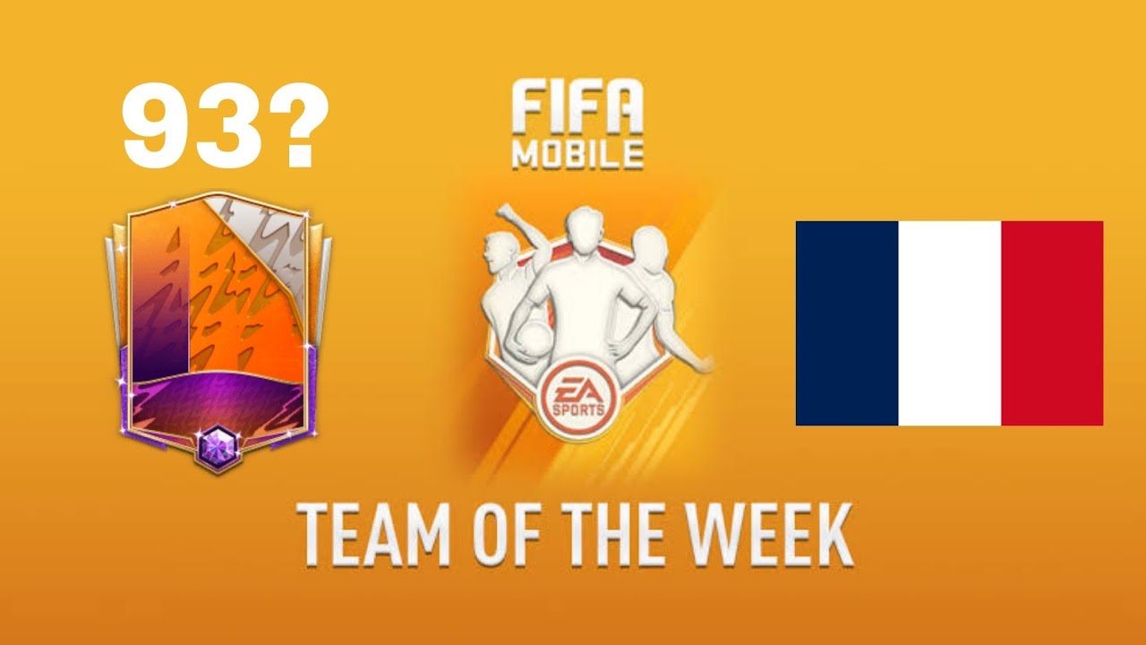 Team Of The Week 93? TOTW - Fifa Mobile - VLH