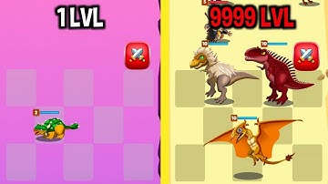 MAX LEVEL in Jurassic Merge: Dino Evolution Game