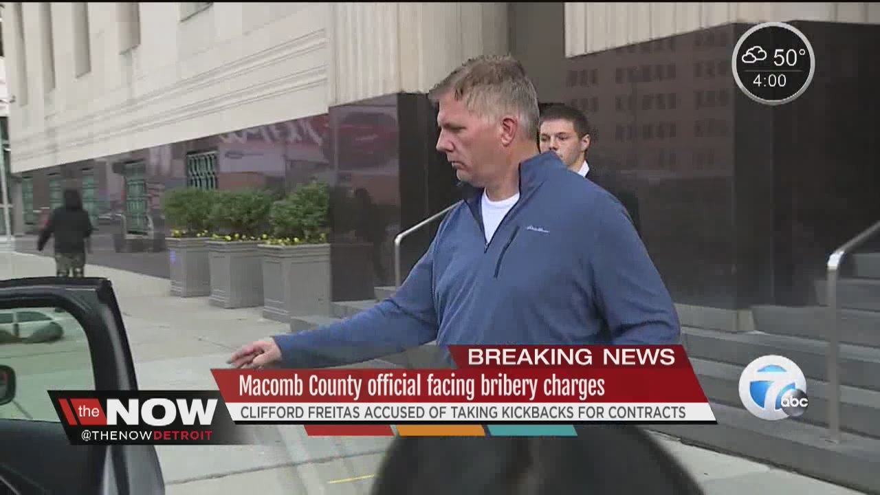 Macomb County official facing bribery charges