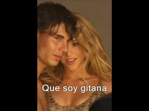 Shakira Gitana Video Y Letra Completa Con Rafal Nadal Youtube