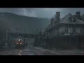 Quiet Railway Crossing in Heavy Rain at Night | Relaxing Rain and Rolling Thunder for Deep Sleep