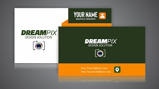 Business Card Design Tutorial #6 | CorelDraw | Amazing Tricks | Graphical Workout.