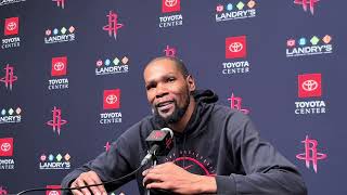 Houston Rockets Postgame Kevin Durant Talks Game Winnerbeating His Former Team