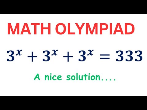 A nice solution to an OLYMPIAD MATH problem - YouTube
