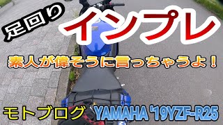 '19 YZF-R25 何様のつもりだ！素人が足回りのうんちく言っちゃうよ!