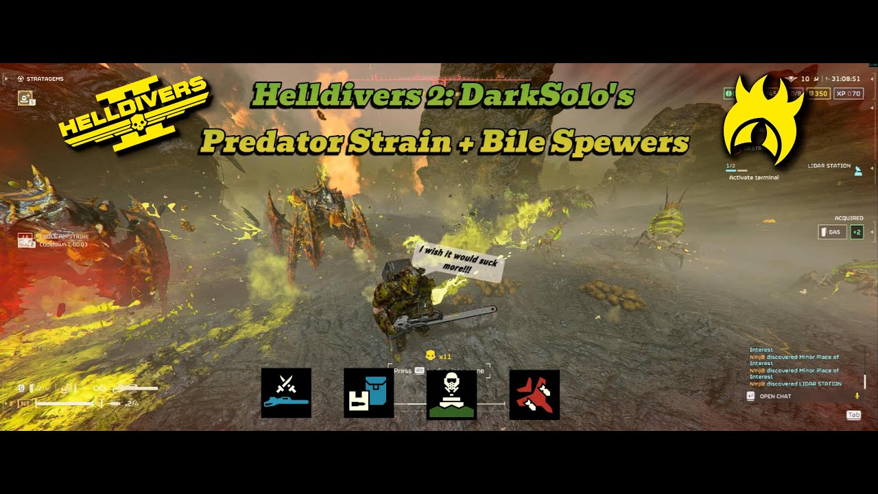 Helldivers 2: DarkSolos, Predator Strain Defoliation