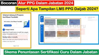 BOCORAN Alur PPG Daljab 2024 ~ Seperti Apa Tampilan LMS PPG Daljab 2024 dan Mudul PPG Daljab 2024?