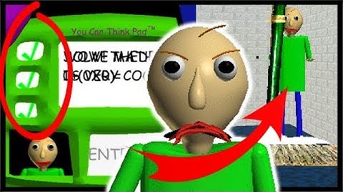 ALL QUESTIONS SOLVED & TRAPPING BALDI | Baldi