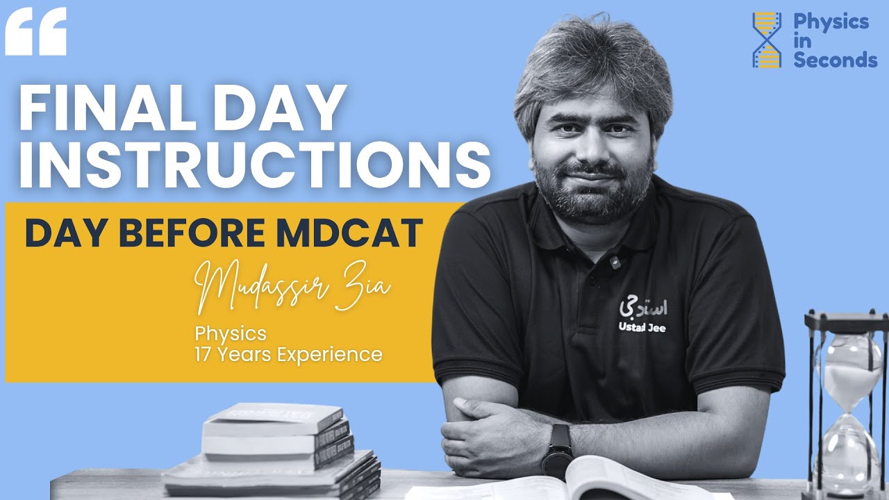 FINAL DAY INSTRUCTIONS | MDCAT 2025