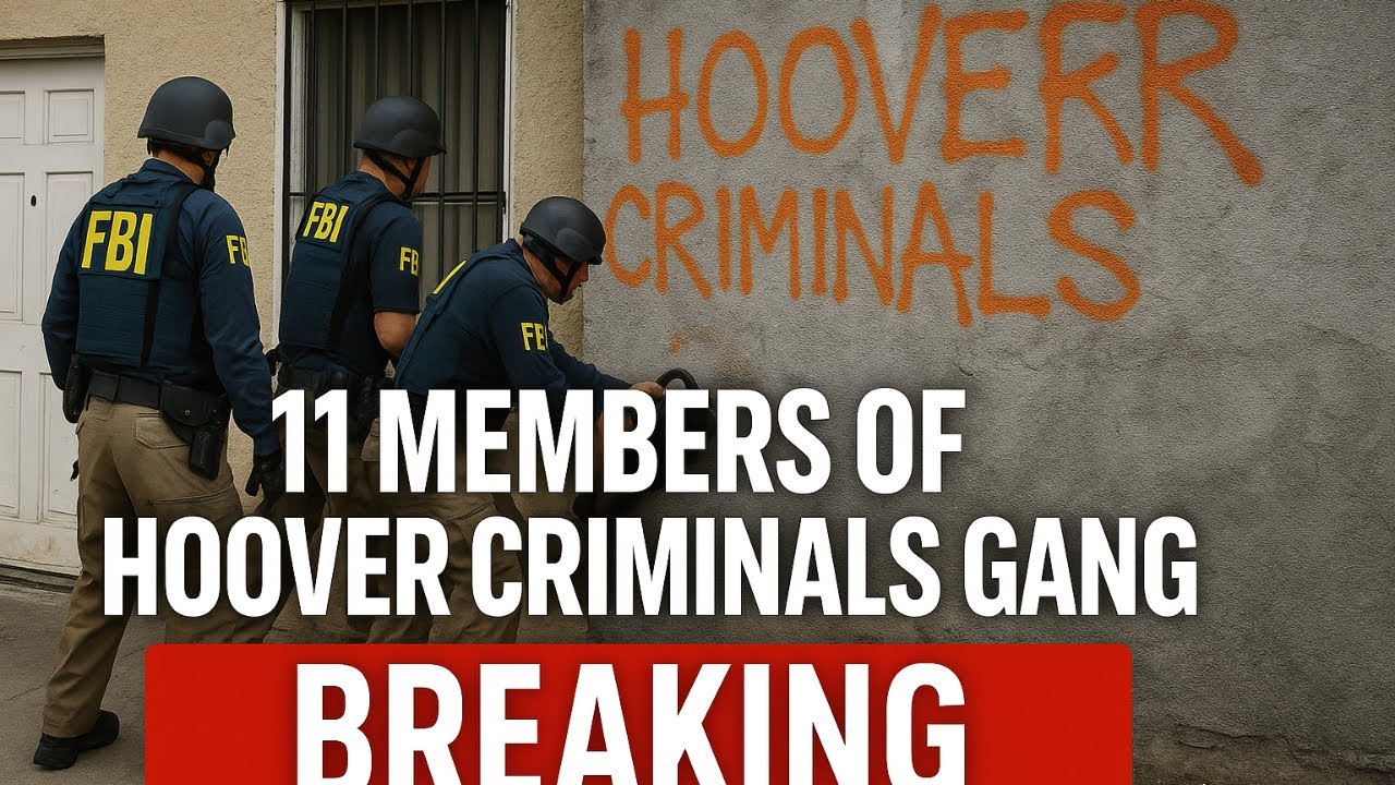 11 Members of Hoover Criminal Gang Indicted in Major Sex Trafficking Case | LA Crackdown 🚔