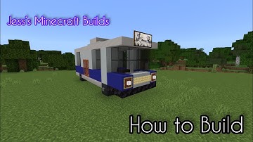 Minecraft Tutorial: How to Build a City Bus. #minecraft #minecraftbuilds