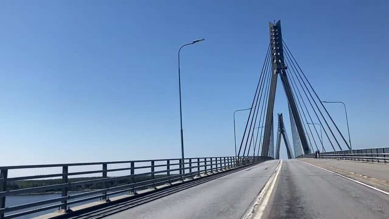 Replot Bridge. Finlands longest bridge. 1045 meters. Constructed 1997.