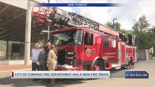 City of Corning Fire Department has a new fire truck