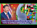 CHINA YAZIFUTIA USHURU NCHI ZOTE ZA AFRIKA ISIPOKUWA NCHI MOJA TUU 