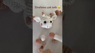 Amigurumi Yeni Zürafa Modeli #knitting #crochet #sağlıklıoyuncak #örgü #handmade